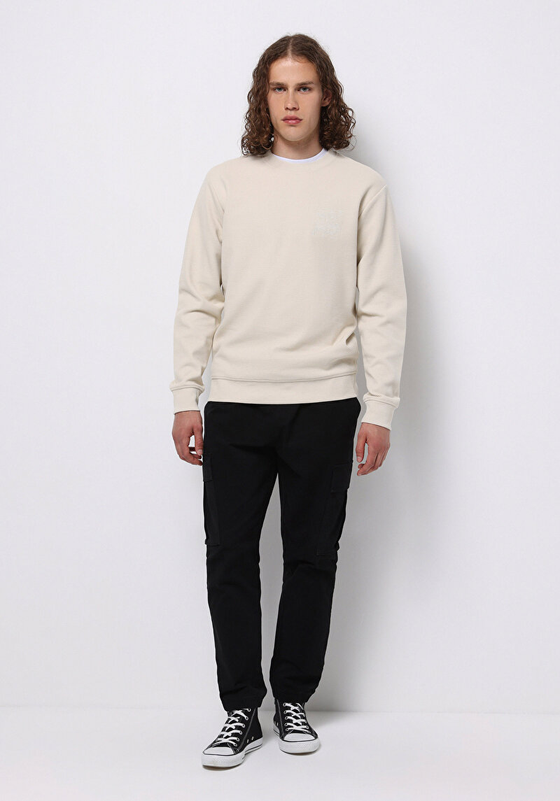 Показати інформацію про Толстовка Чоловіча Бежева  Cl1075351