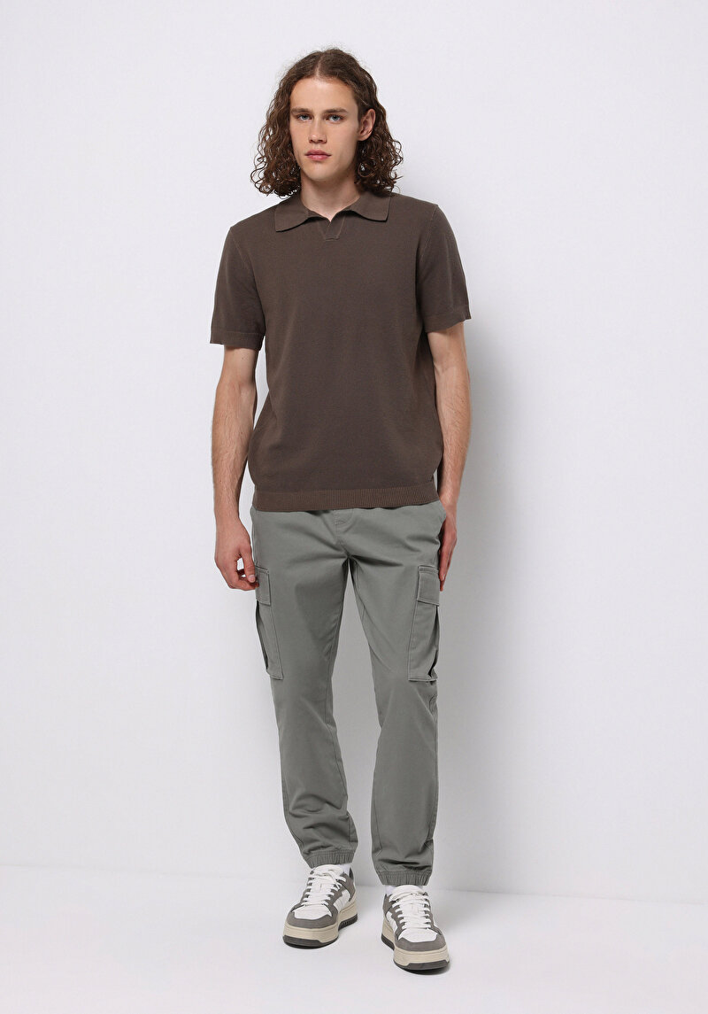 Показати інформацію про Светр Із Коротким Рукавом  Бежевий  Cl1075916