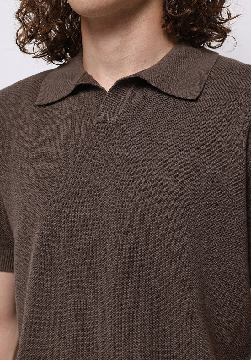 Показати інформацію про Светр Із Коротким Рукавом  Бежевий  Cl1075916