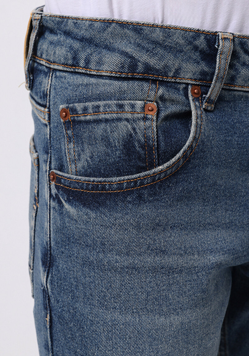 Показати інформацію про 044 Karl Джинси Чоловічі Блакитні Прямого Крою Cl1076792