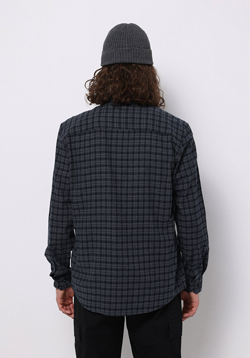 Показати інформацію про Сорочка З Довгим Рукавом Чоловіча Синя  Cl1077139