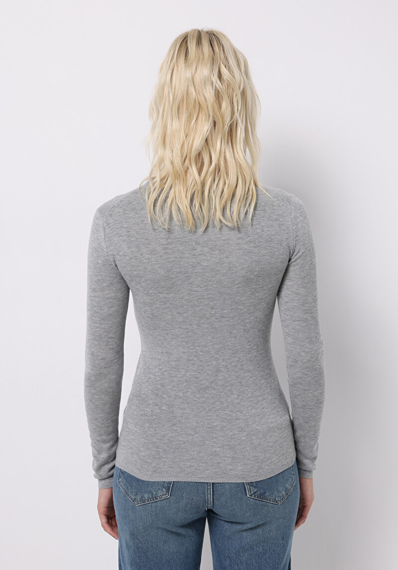 Показати інформацію про Светр Жіночий Сірий  Cl1075196