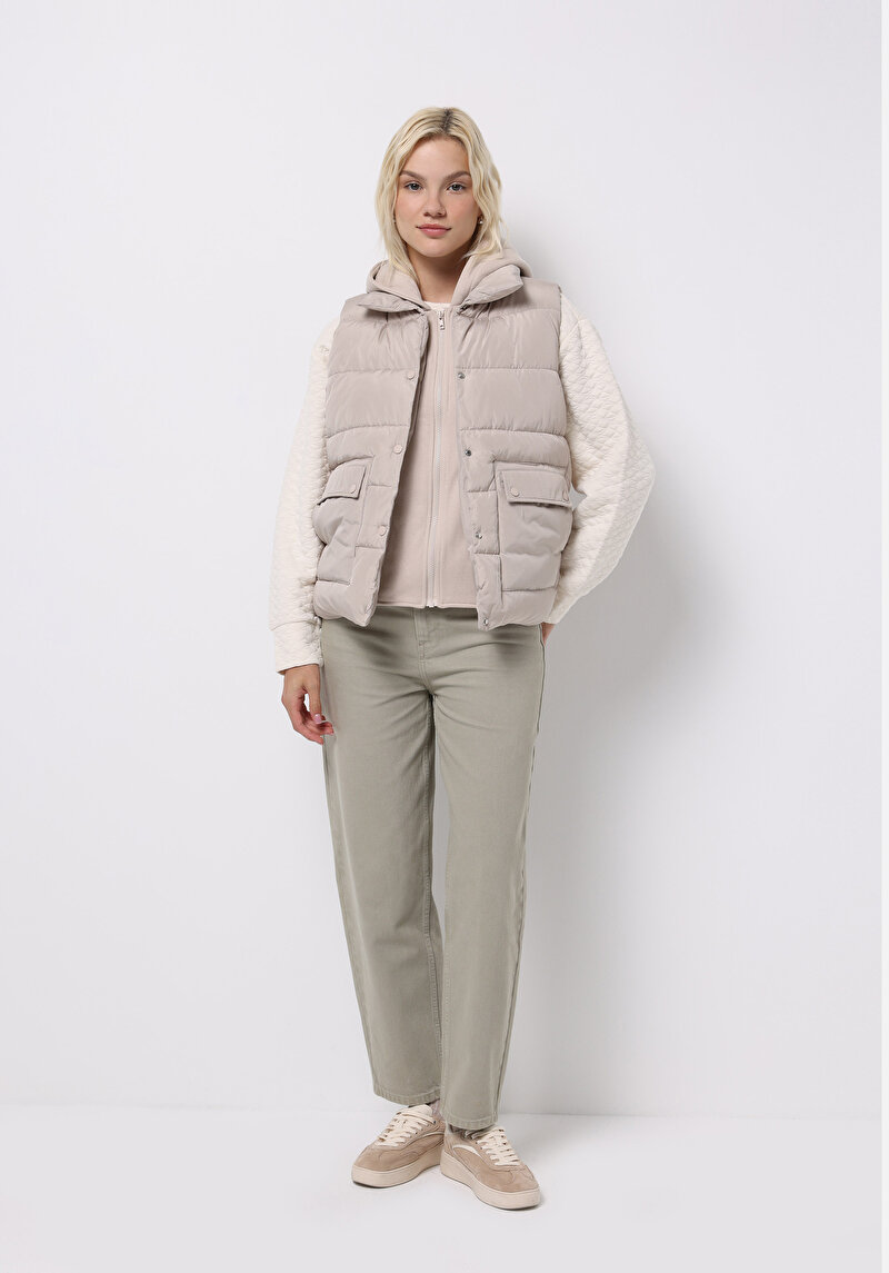 Показати інформацію про Жилет Жіночий Бежевий  Cl1075669