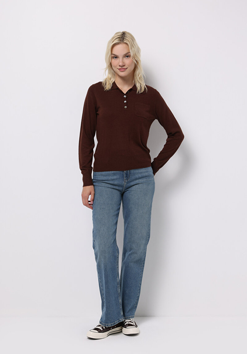 Показати інформацію про Светр Жіночий Коричневий  Cl1075730