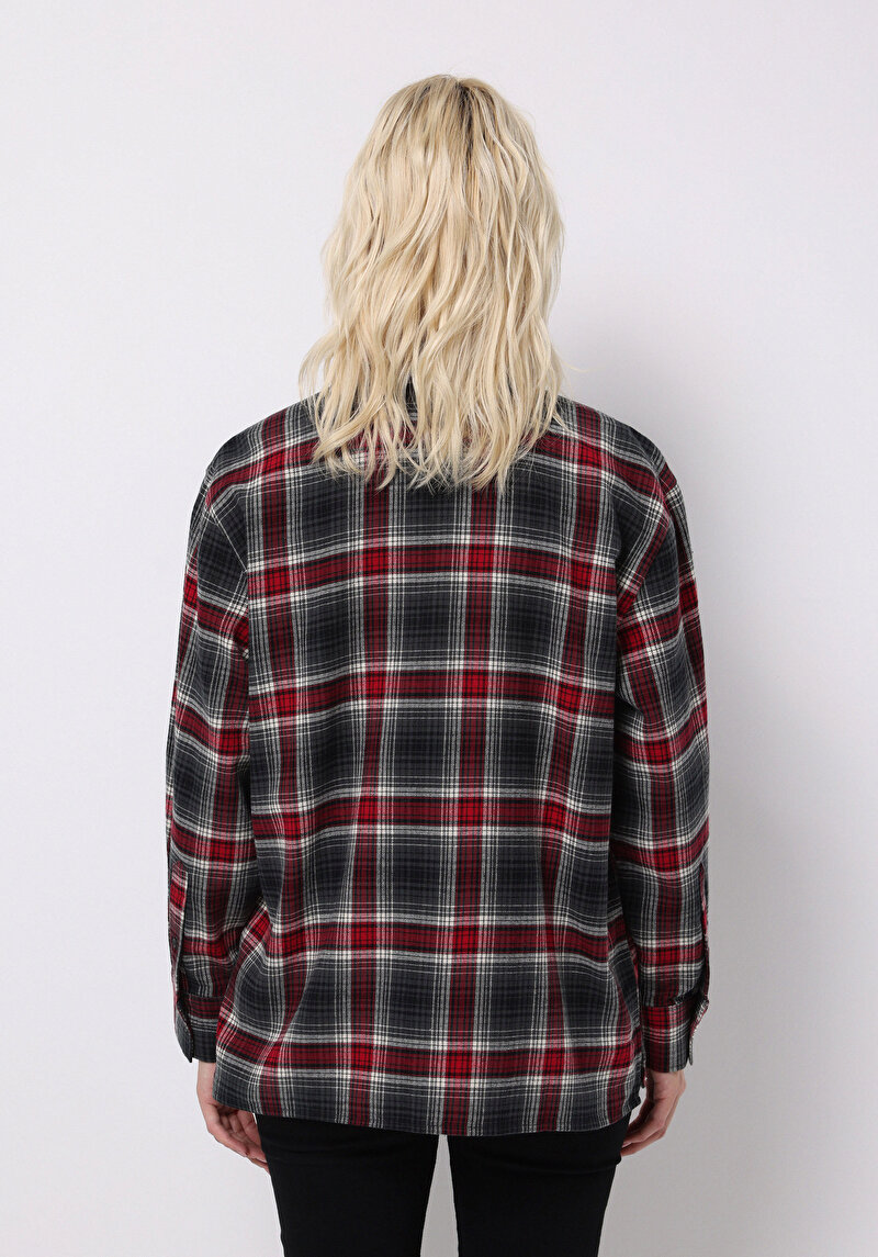 Зображення Сорочка З Довгим Рукавом Жіноча Бордова Cl1075216