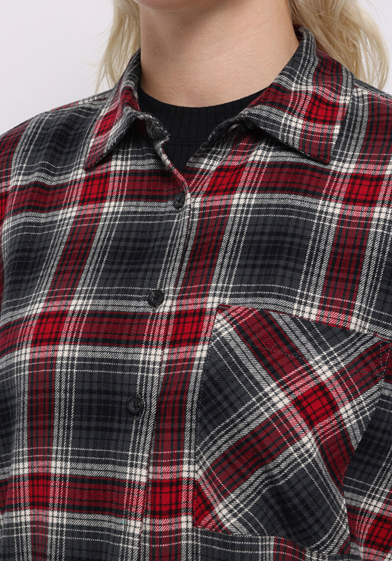 Зображення Сорочка З Довгим Рукавом Жіноча Бордова Cl1075216