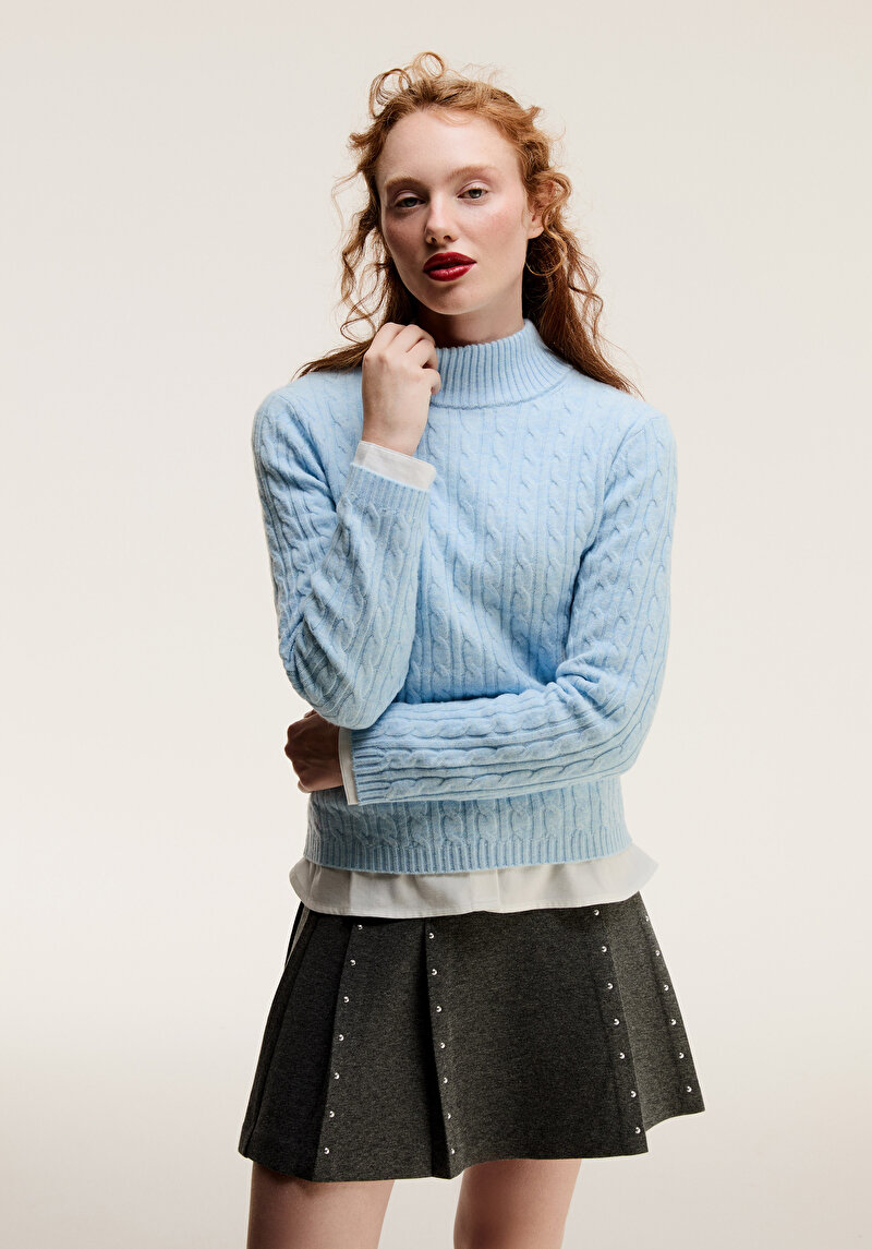 Зображення Светр Жіночий Блакитний  Cl1076619