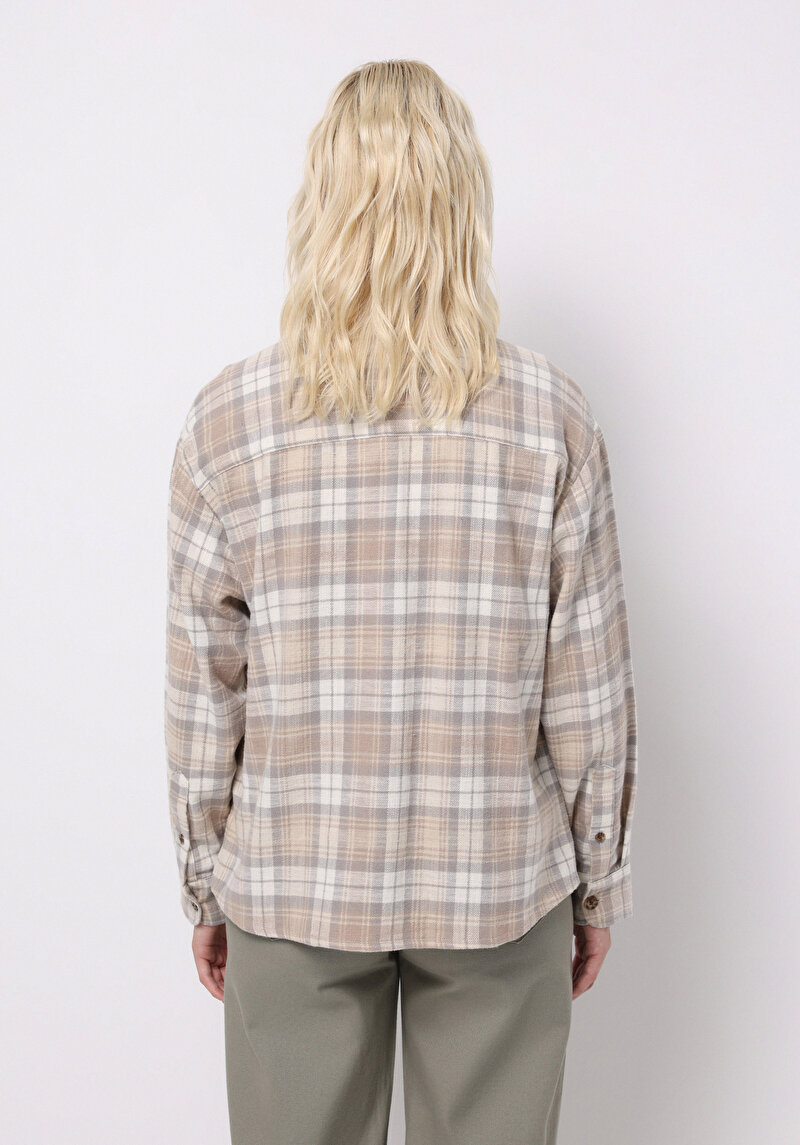 Показати інформацію про Сорочка З Довгим Рукавом Жіноча Бежева  Cl1076686