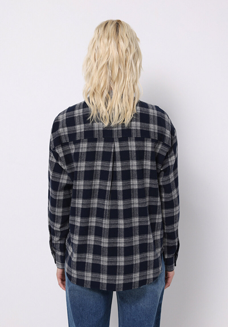 Показати інформацію про Сорочка З Довгим Рукавом Жіноча Синя  Cl1076688