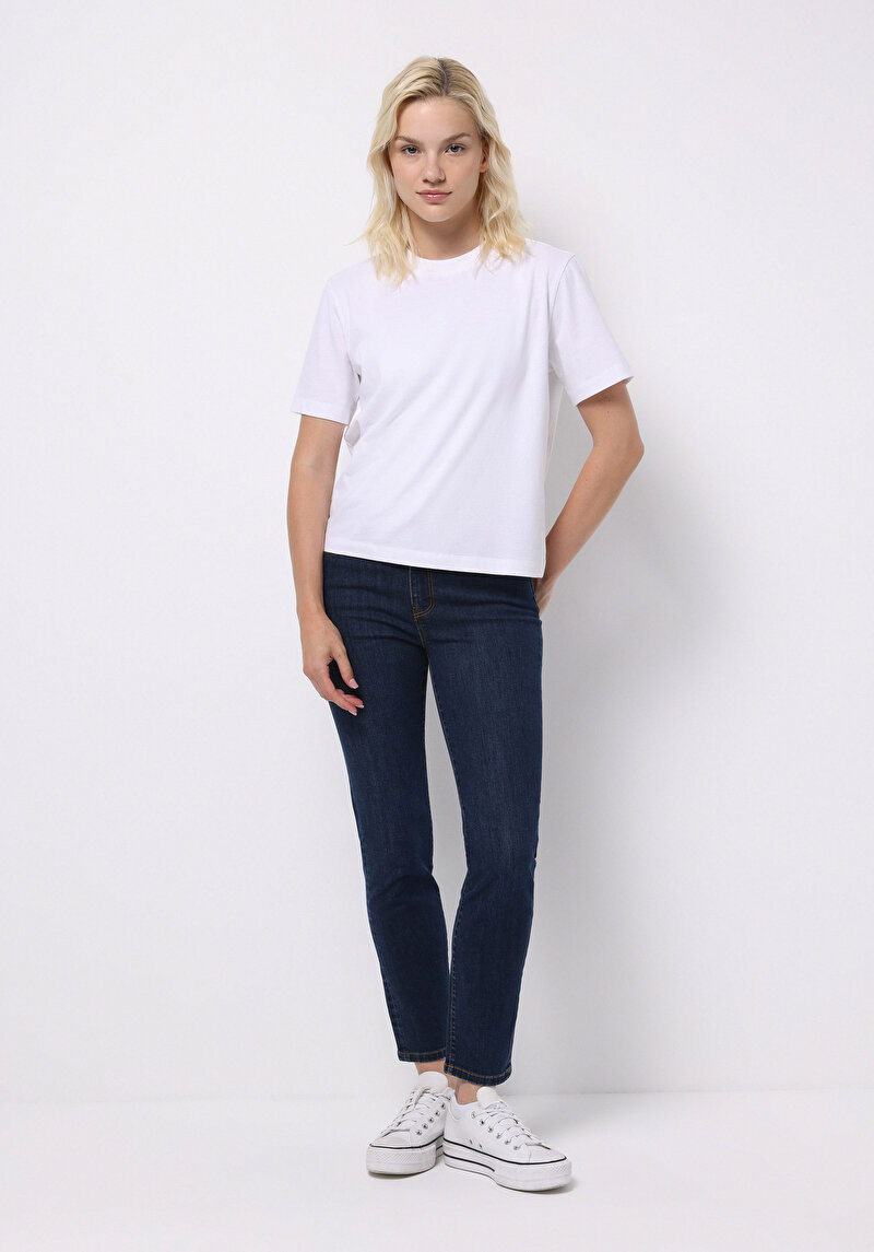 Зображення 703 Carla Джинси Жіночі Сині Вузького Крою Cl1076748