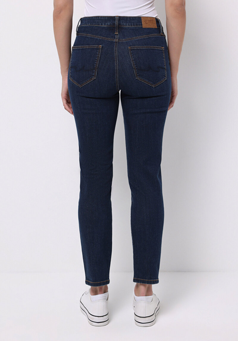Зображення 703 Carla Джинси Жіночі Сині Вузького Крою Cl1076748