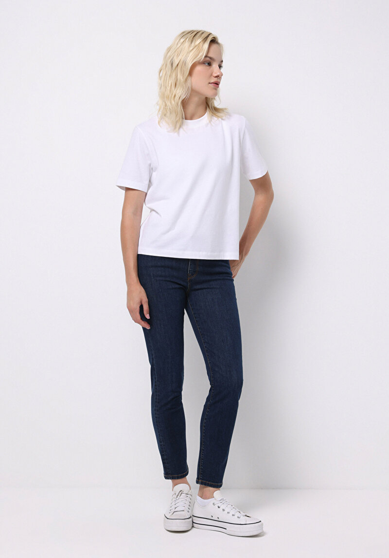 Зображення 703 Carla Джинси Жіночі Сині Вузького Крою Cl1076748