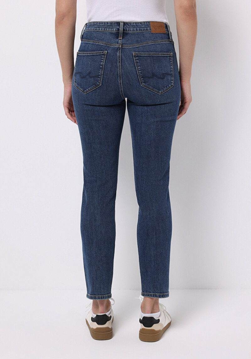 Зображення 703 Carla Джинси Жіночі Блакитні Вузького Крою Cl1076749