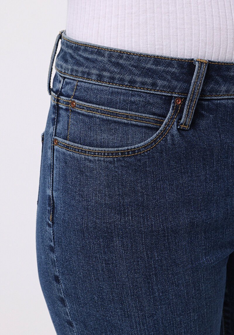 Показати інформацію про 703 Carla Джинси Жіночі Блакитні Вузького Крою Cl1076749