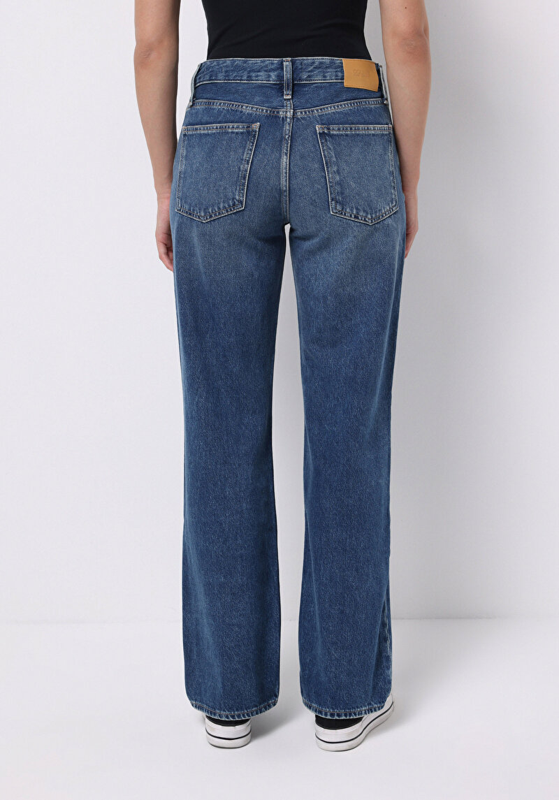 Зображення Джинси Жіночі Блакитні Прямого Крою Cl1076776