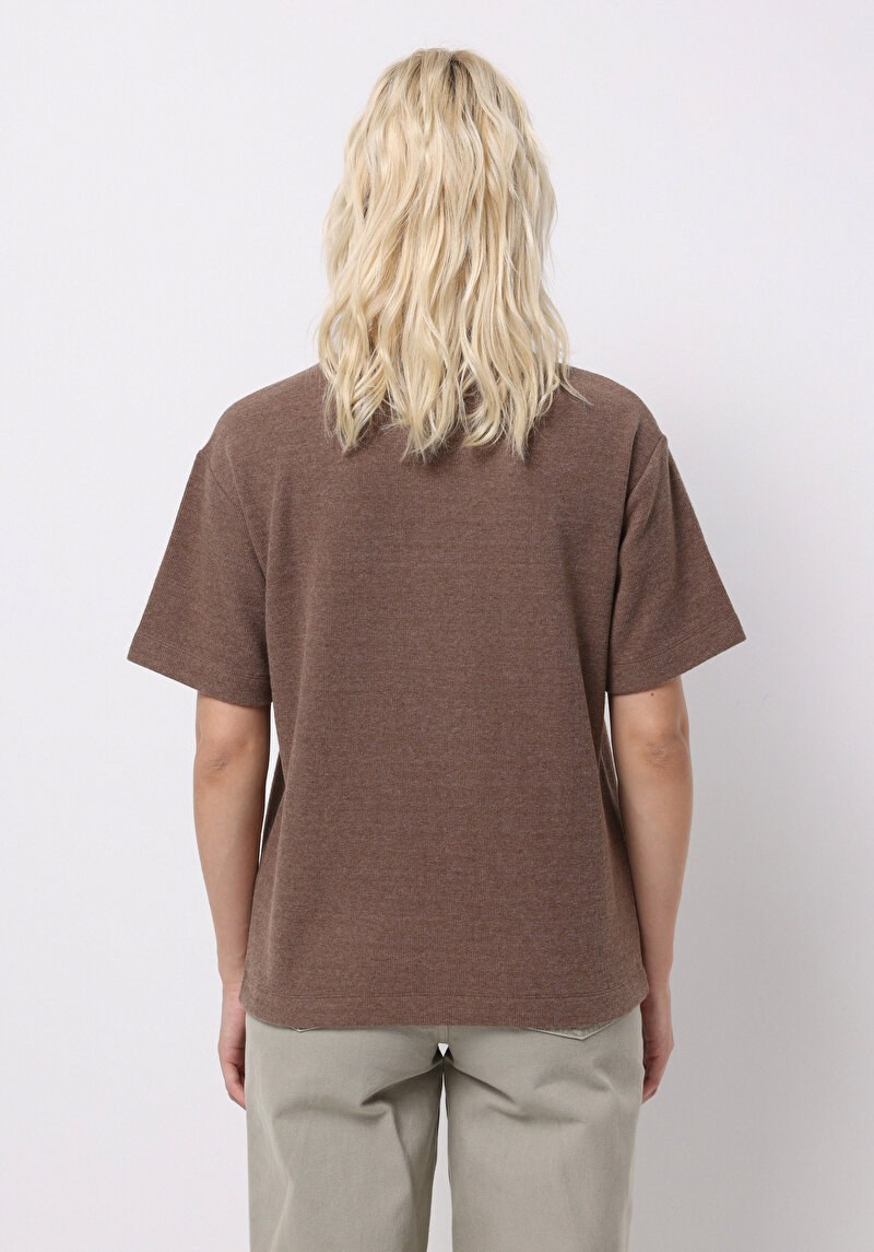 Зображення Светр Із Коротким Рукавом Жіночий Коричневий Cl1077171