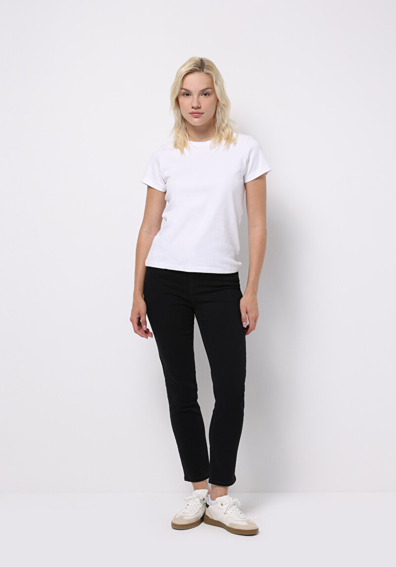 Зображення 703 Carla Джинси Жіночі Чорні Вузького Крою Cl1076010