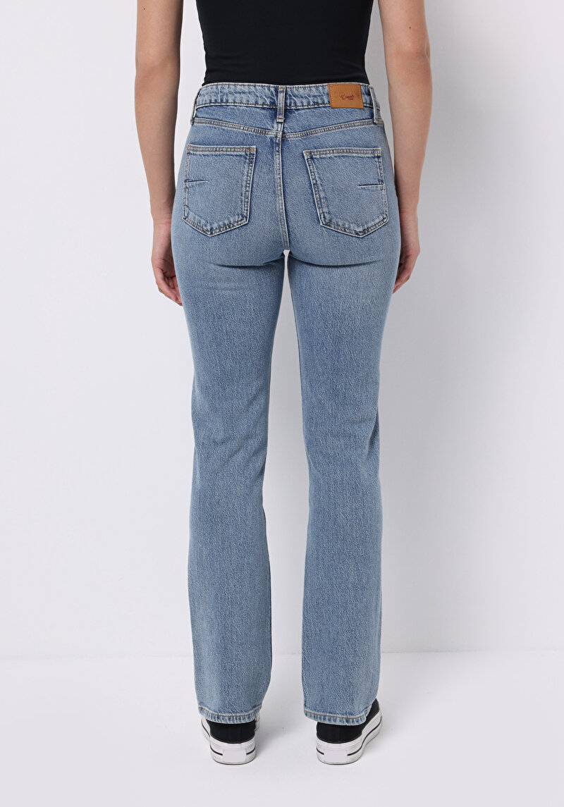 Зображення 792 Mila Джинси Жіночі Блакитні Класичного Крою Cl1076848