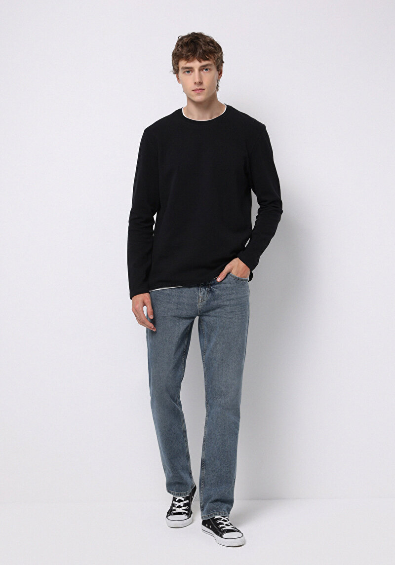 Зображення 045 David Джинси Чоловічі Блакитні Класичного Крою Cl1076016