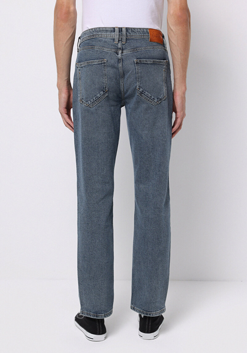 Зображення 045 David Джинси Чоловічі Блакитні Класичного Крою Cl1076016