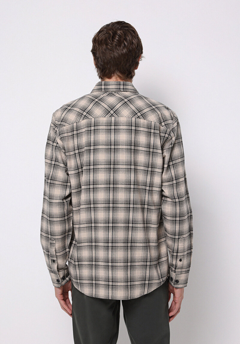 Показати інформацію про Сорочка З Довгим Рукавом Чоловіча Бежева  Cl1076279