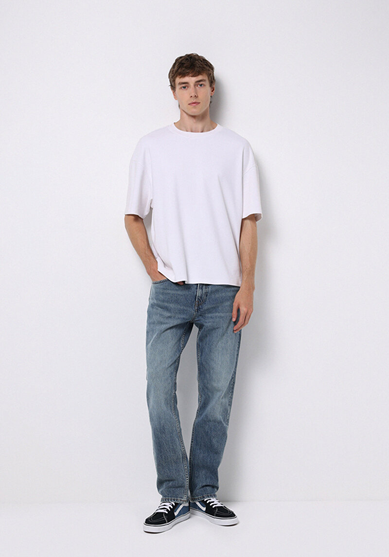 Зображення 045 David Джинси Чоловічі Блакитні Класичного Крою Cl1076838