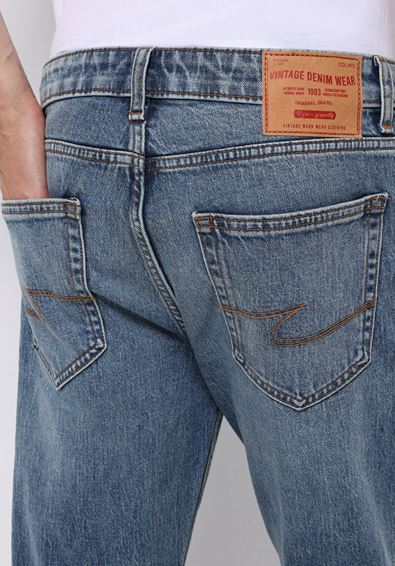 Показати інформацію про 045 David Джинси Чоловічі Блакитні Класичного Крою Cl1076838