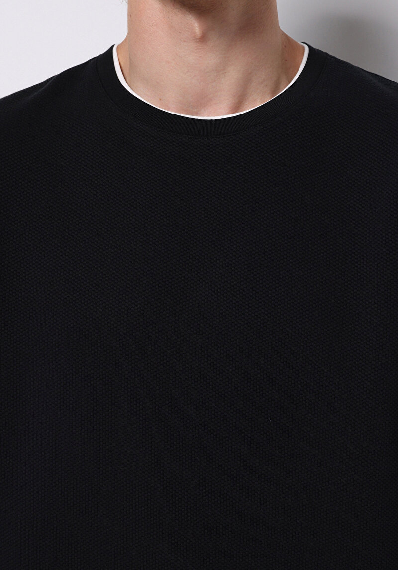 Зображення Футболка З Довгим Рукавом Чоловіча Чорна Cl1076433