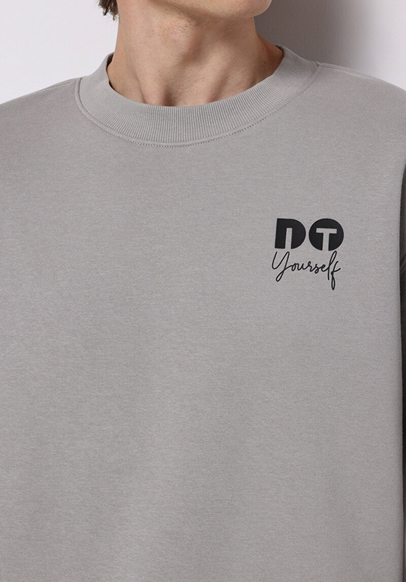 Показати інформацію про Толстовка Чоловіча Сіра  Cl1075711