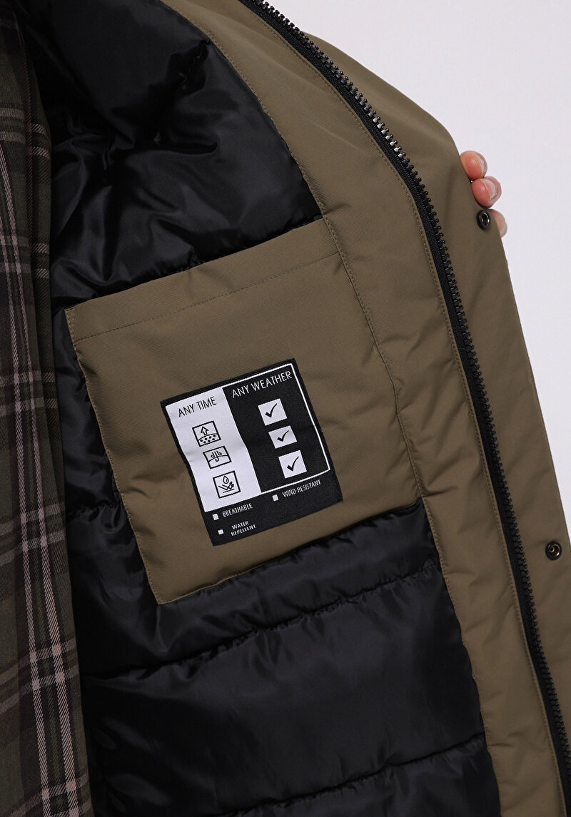 Показати інформацію про Куртка Чоловіча Зелена  Cl1076189