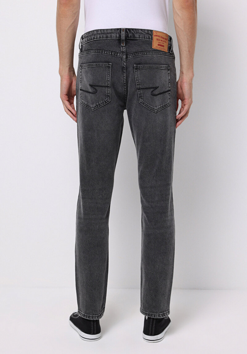 Зображення 044 Karl Джинси Чоловічі Чорні Прямого Крою Cl1076793