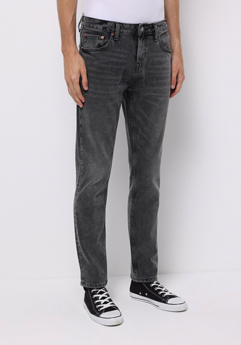 Зображення 044 Karl Джинси Чоловічі Чорні Прямого Крою Cl1076793