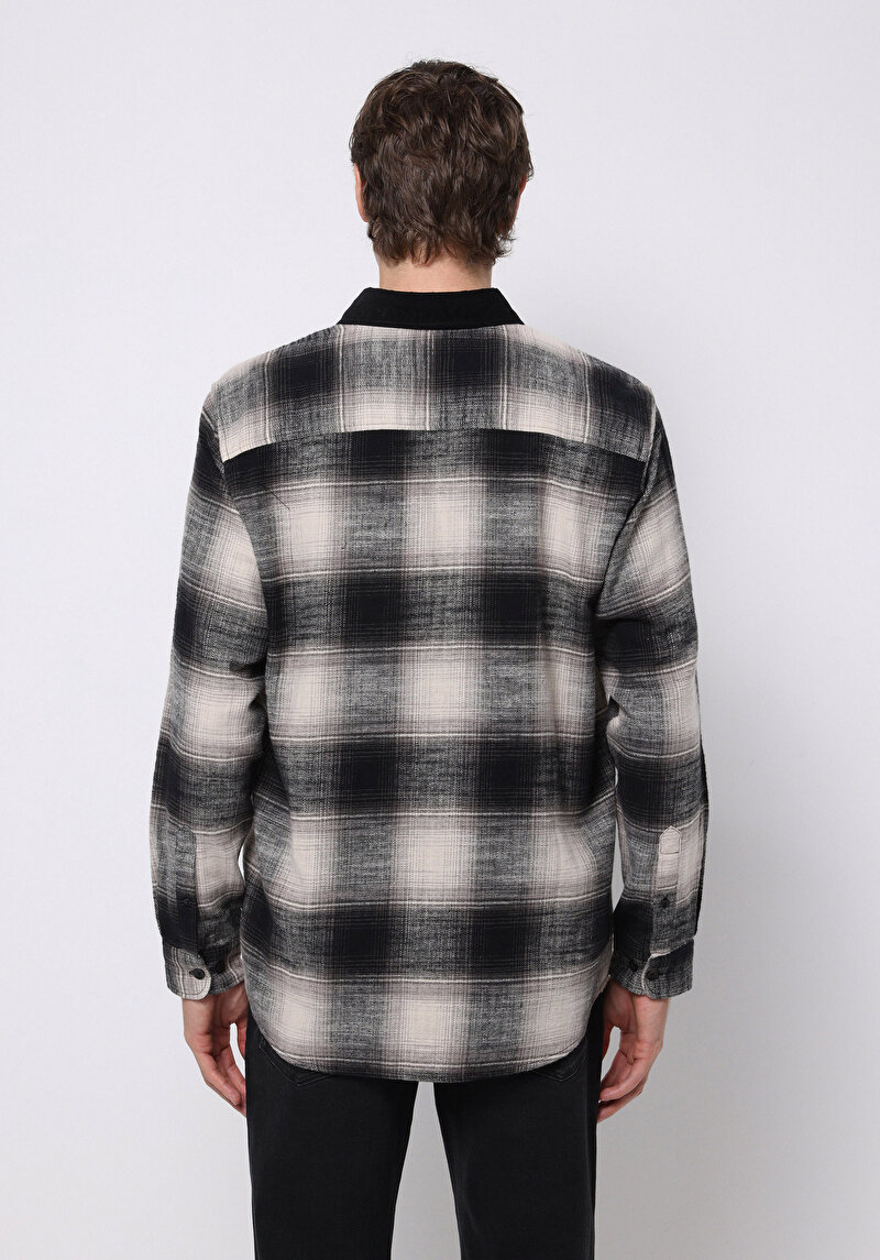 Показати інформацію про Сорочка З Довгим Рукавом Чоловіча Чорна  Cl1077642