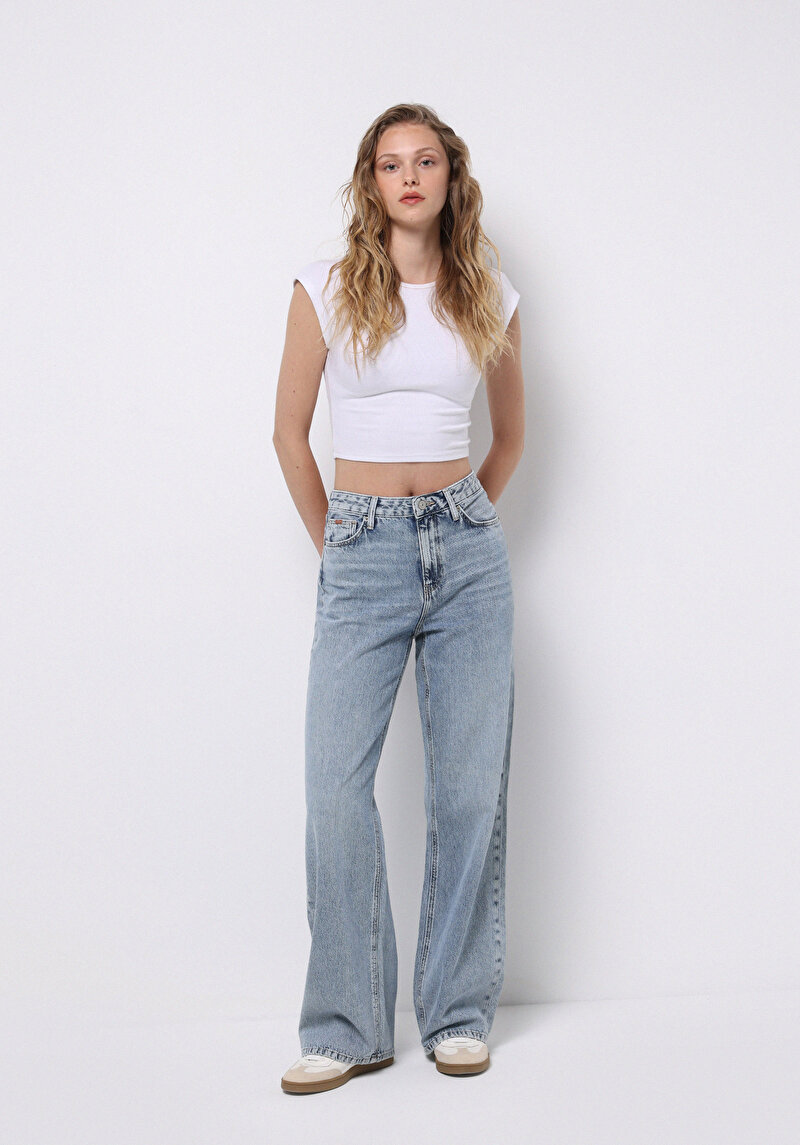 Зображення 970 Berry Джинси Жіночі Блакитні Класичного Крою Cl1075979