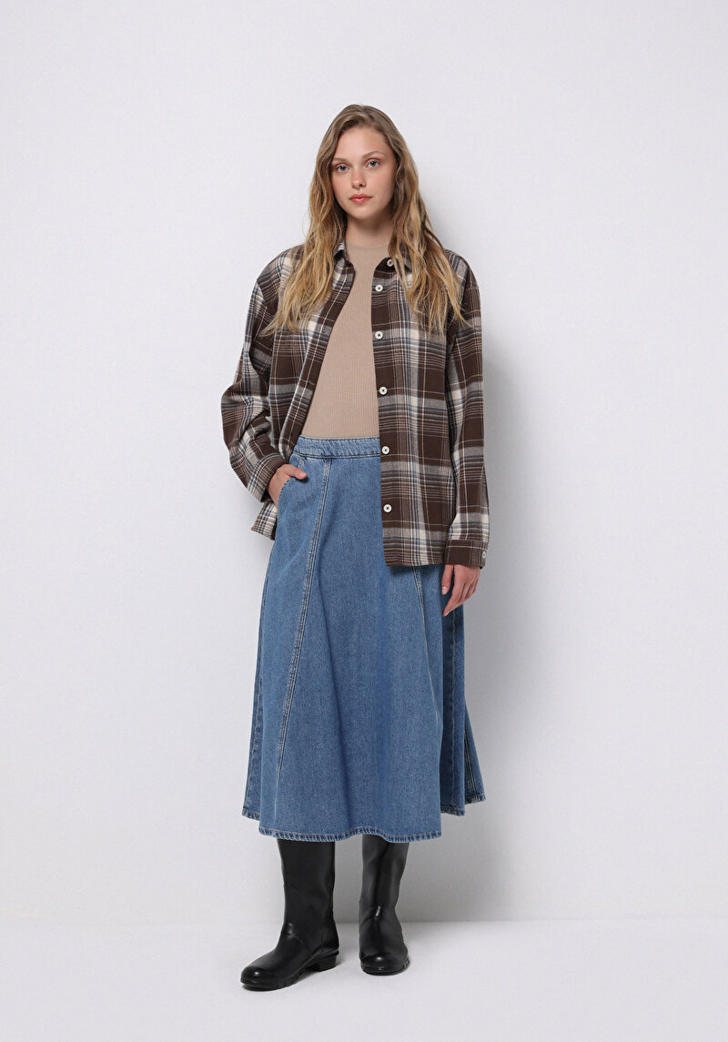 Зображення Спідниця Жіноча Блакитна  Cl1076231