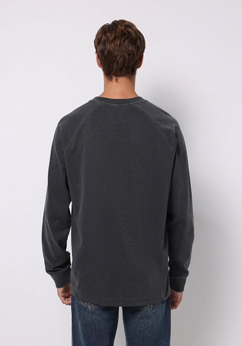 Показати інформацію про Футболка З Довгим Рукавом Чоловіча Сіра  Cl1076339