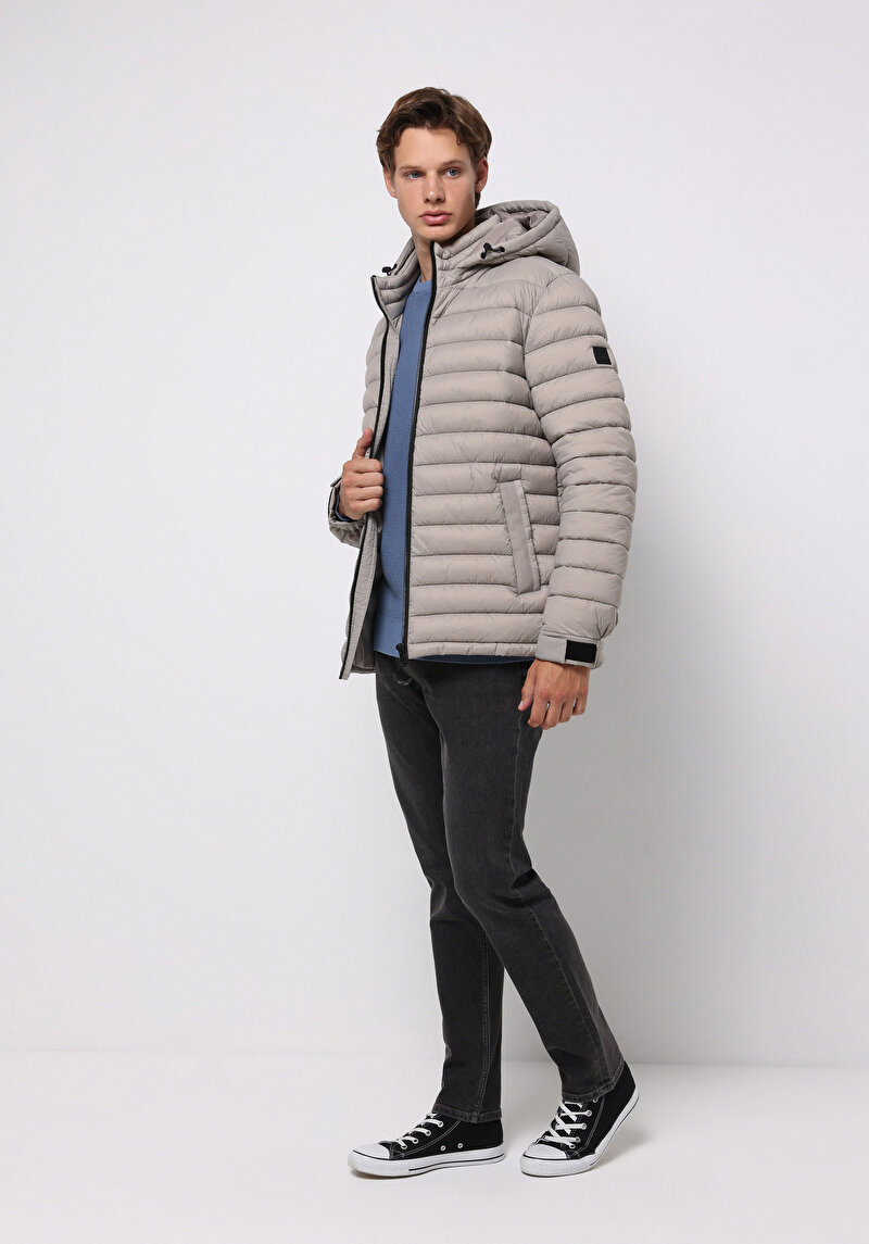 Показати інформацію про Куртка Чоловіча Бежева  Cl1076511