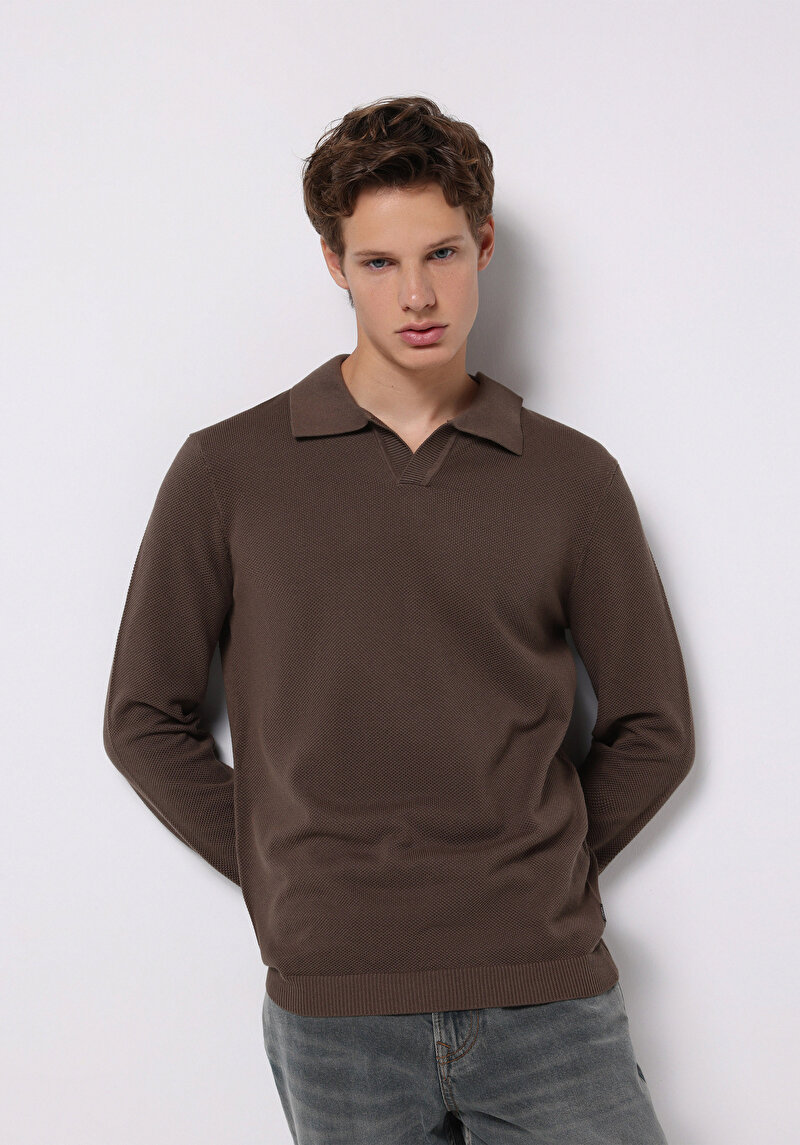Зображення Светр Чоловічий Коричневий  Cl1077184