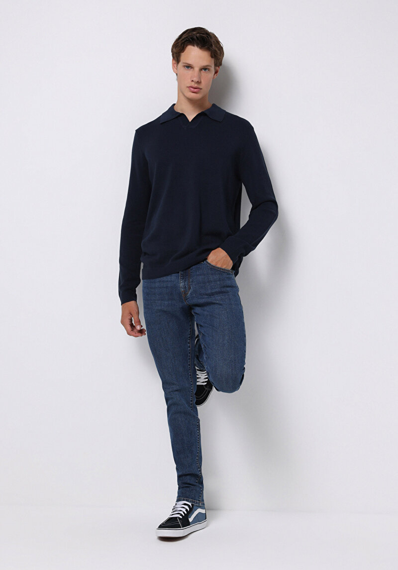 Показати інформацію про Светр Чоловічий Синій  Cl1077184