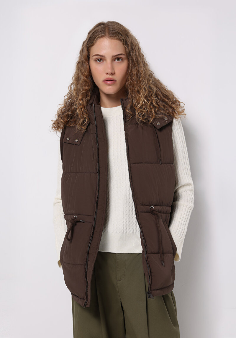 Зображення Жилет Жіночий Коричневий  Cl1075667