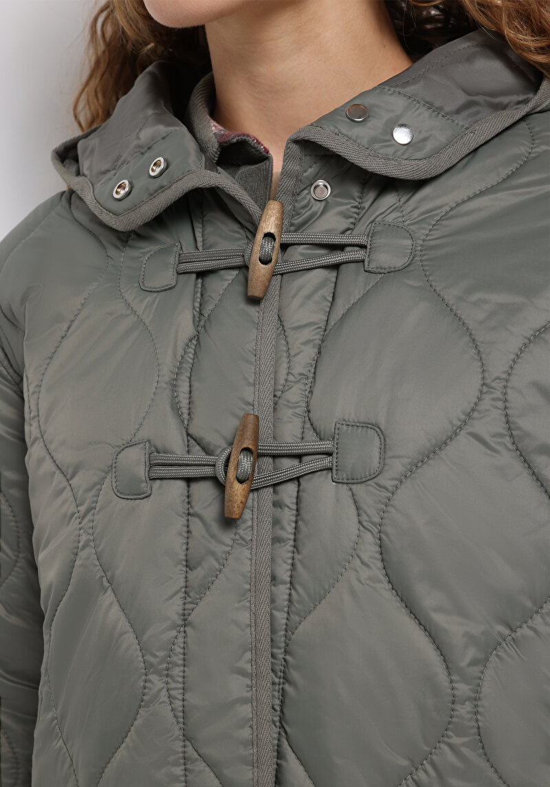 Показати інформацію про Куртка Жіноча Зелена  Cl1075678