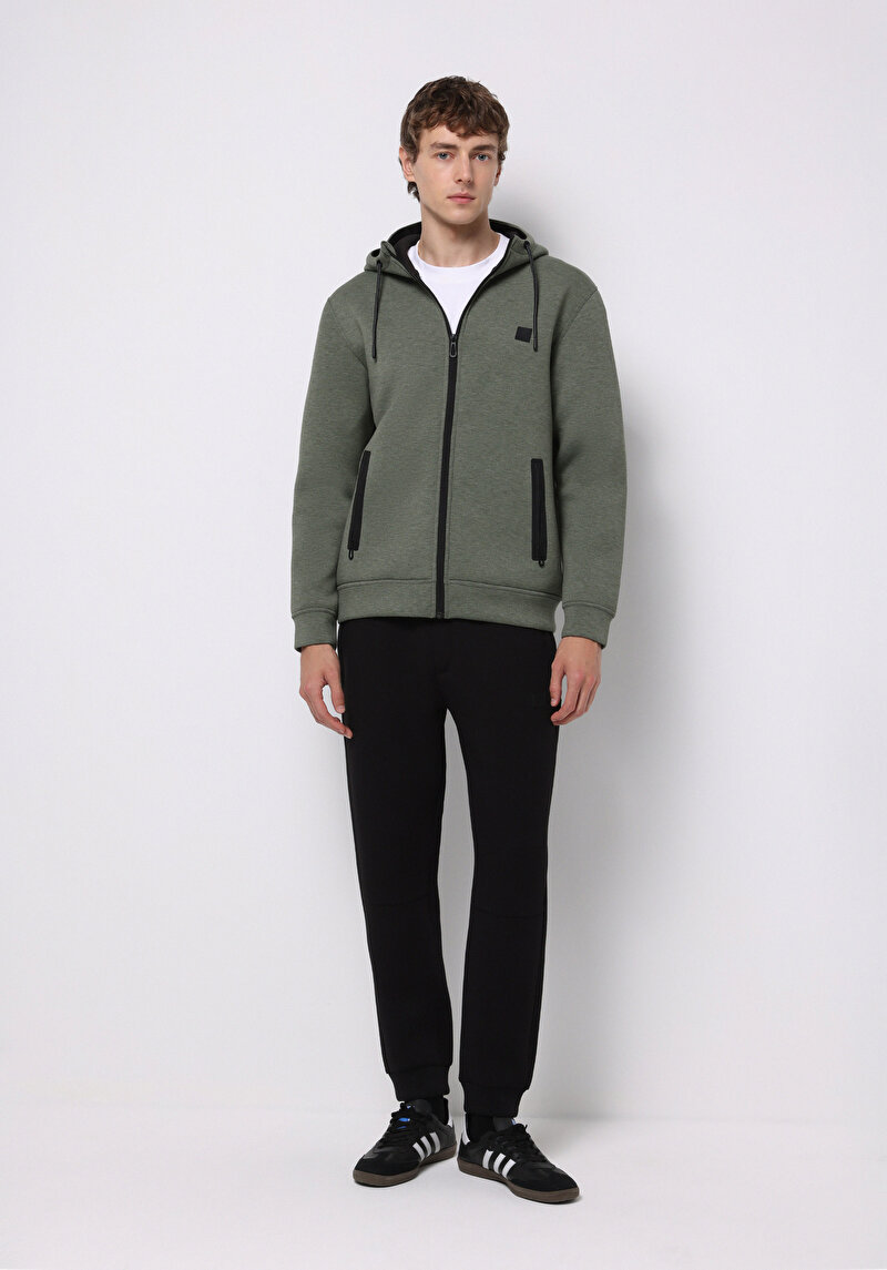 Показати інформацію про Толстовка Чоловіча Зелена  Cl1075913