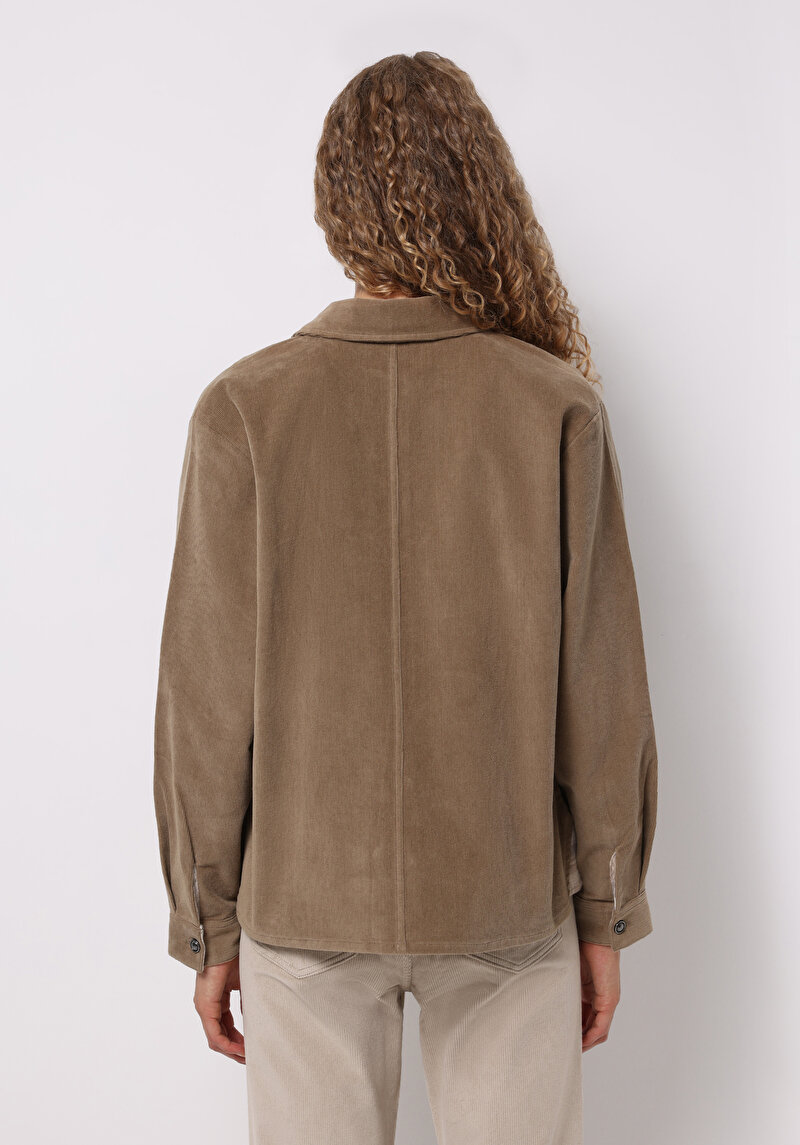 Показати інформацію про Сорочка З Довгим Рукавом Жіноча Бежева  Cl1076672