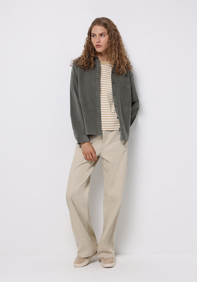 Показати інформацію про Сорочка З Довгим Рукавом Жіноча Зелена  Cl1076672