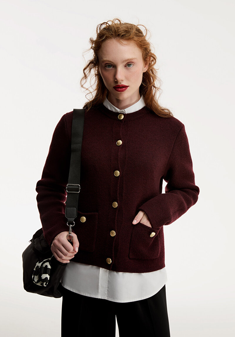 Зображення Кардиган Жіночий Фіолетовий  Cl1077093