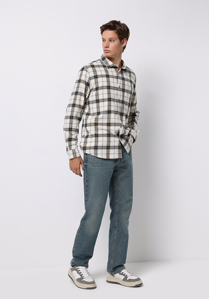 Зображення 045 David Джинси Чоловічі Блакитні Класичного Крою Cl1076007