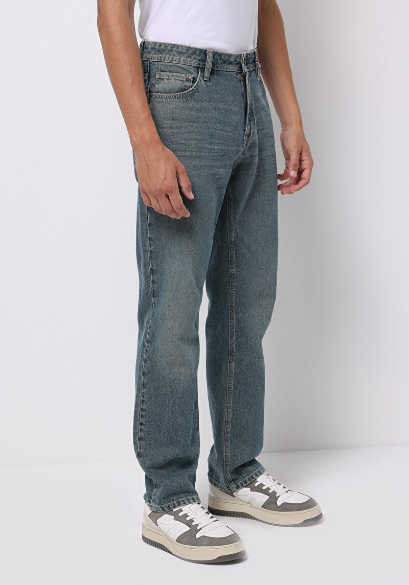 Зображення 045 David Джинси Чоловічі Блакитні Класичного Крою Cl1076007