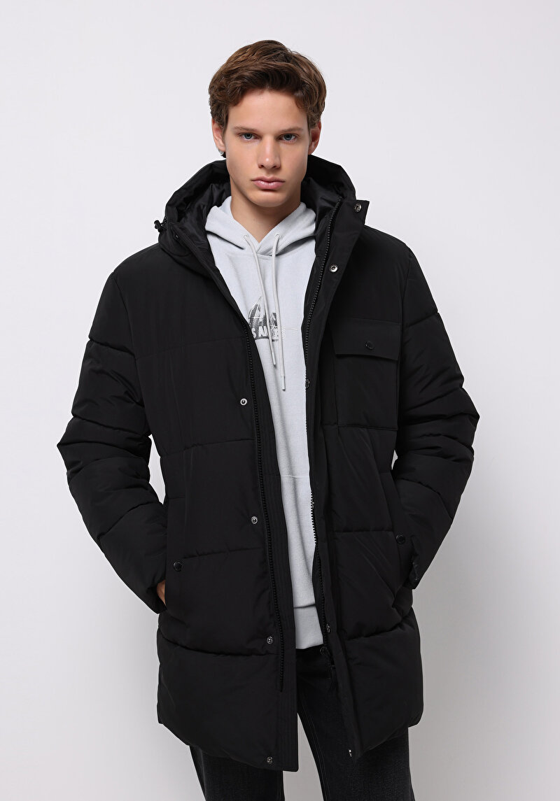 Зображення Пальто Чоловіче Чорне  Cl1076393