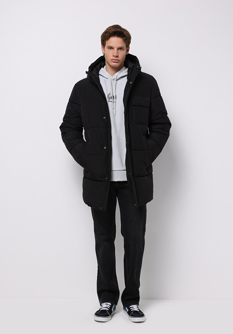 Показати інформацію про Пальто Чоловіче Чорне  Cl1076393