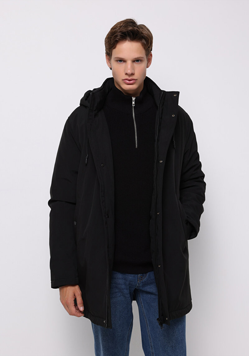 Зображення Пальто Чоловіче Чорне  Cl1076546